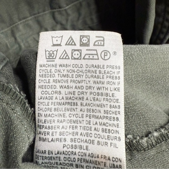 Levi’s San Francisco Women’s Olive Green Military Style Jacket Size Small GUC - Picture 8 of 9